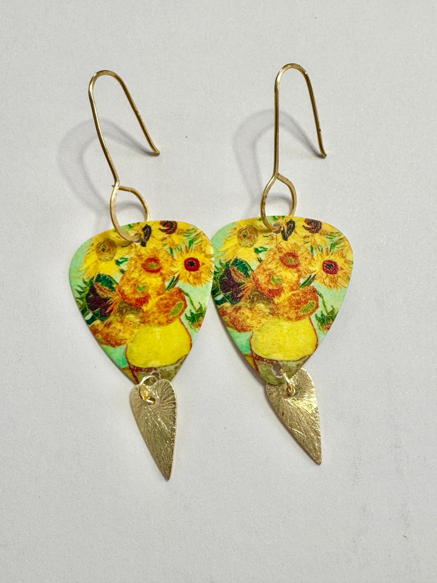 Van Gogh Series of Guitar Pick Earrings