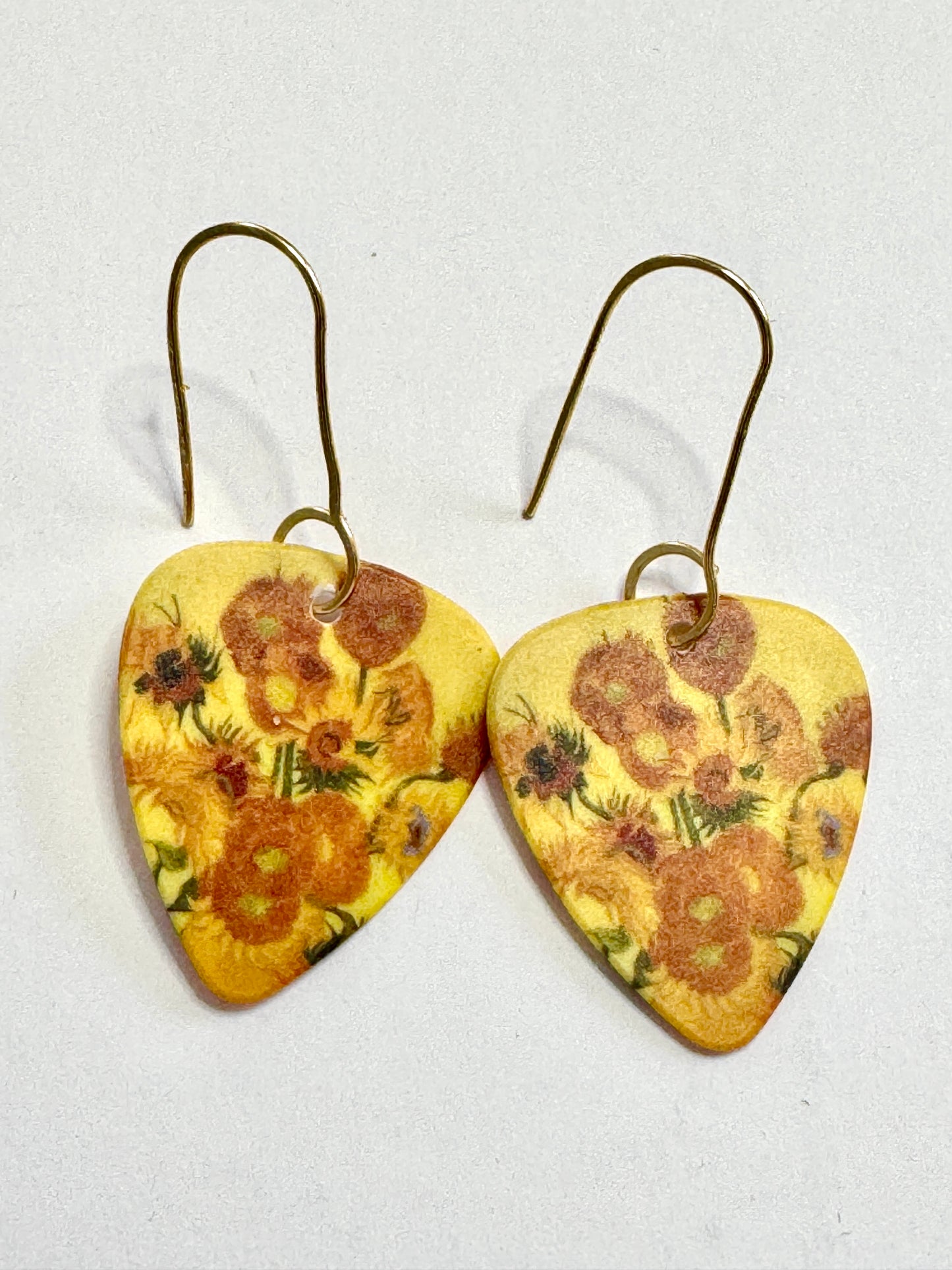Van Gogh Series of Guitar Pick Earrings