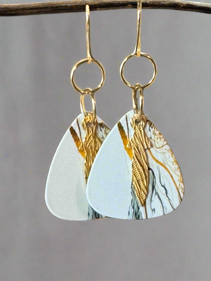 Artist Themed Guitar Pick Earrings