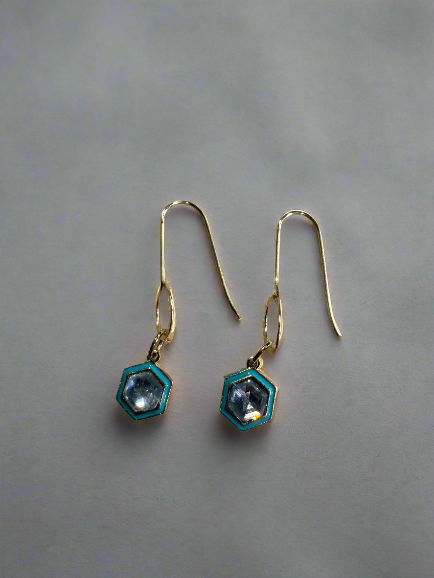 Simply sparkly earrings