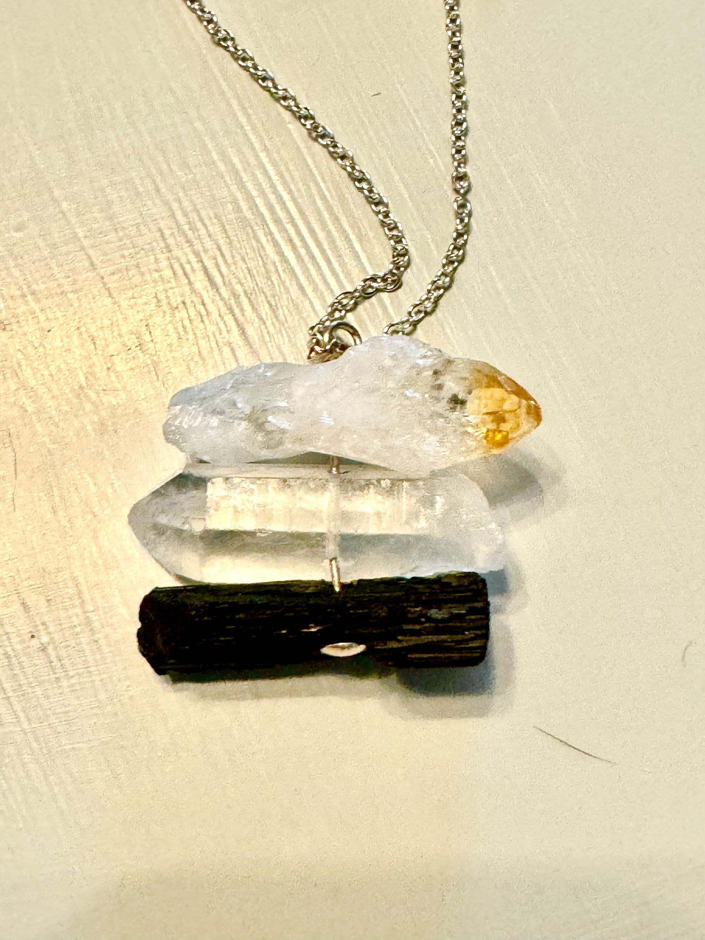 Tri Stone necklace